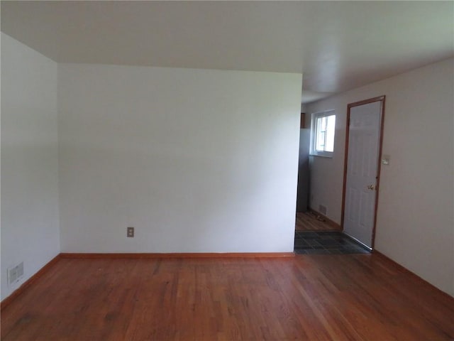 1332 Oakridge Rd, South Fayette, PA 15057 - spare room featuring wood finished floors and baseboards