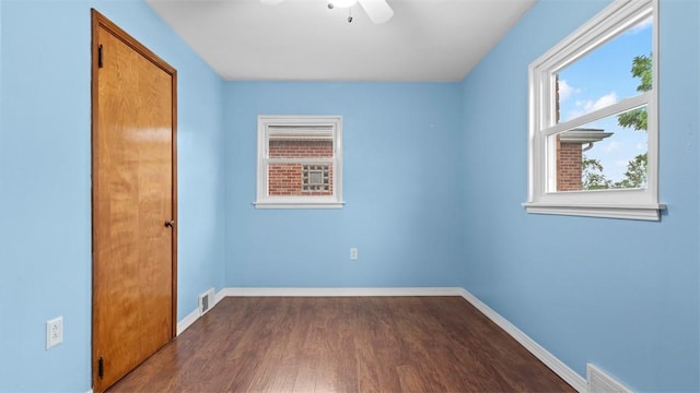 1127 State Route 885, Jefferson Hills, PA 15025 - unfurnished bedroom featuring wood finished floors, a ceiling fan, and a closet