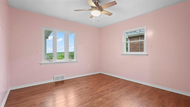 1127 State Route 885, Jefferson Hills, PA 15025 - unfurnished room with wood finished floors and a ceiling fan