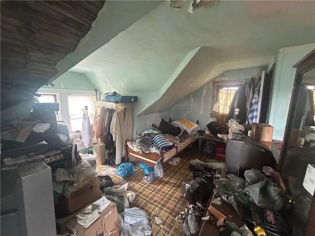 2607 Spring St, Arlington, PA 15210 - bedroom with lofted ceiling and multiple windows