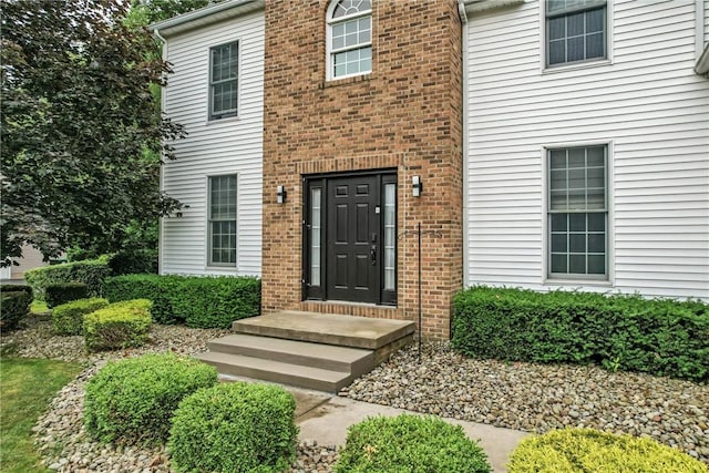 1603 Lori Ln, Hermitage, PA 16148 - doorway to property with brick siding