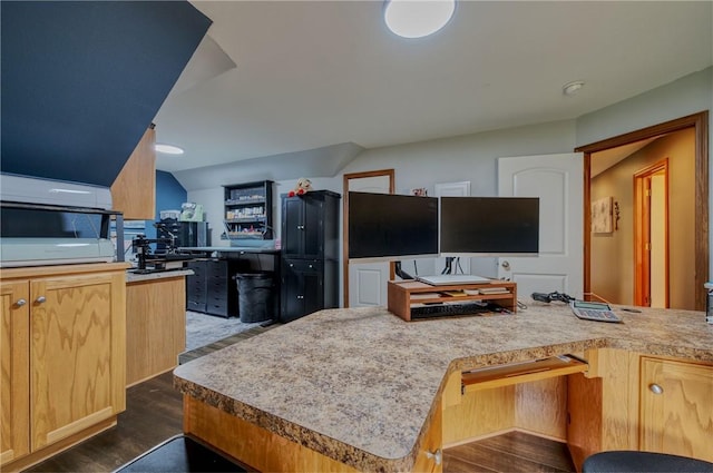 1603 Lori Ln, Hermitage, PA 16148 - living room featuring a desk and dark wood-type flooring