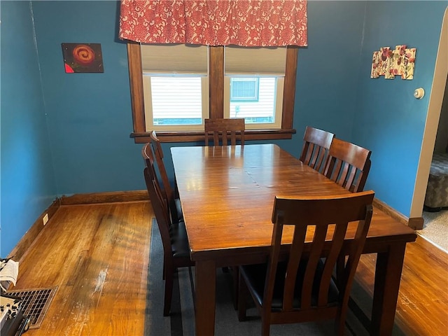 2568 Mercer St, Sandy Lake Boro, PA 16145 - dining space with wood finished floors