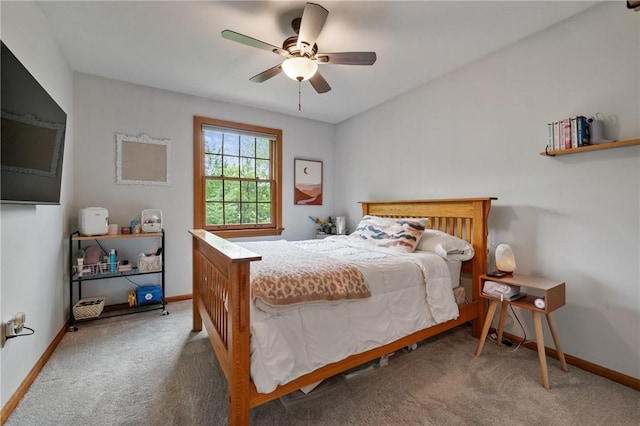 330 Warrick Dr, Seven Fields Boro, PA 16046 - carpeted bedroom with baseboards and a ceiling fan