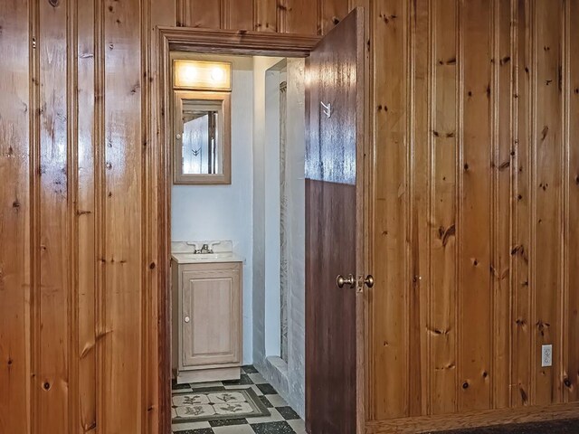 127 Pleasant Hills Blvd, Pleasant Hills, PA 15236 - corridor with tile patterned floors and a sink