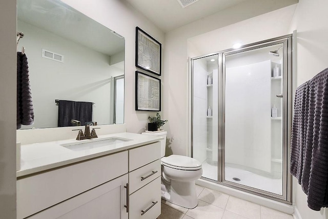 622 Burberry Blvd, Lehigh Twp, PA 16063 - full bathroom featuring a shower stall, vanity, and tile patterned floors