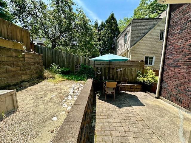 111 Race St, Regent Square, PA 15218 - fenced backyard featuring a patio area