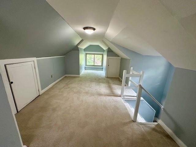 111 Race St, Regent Square, PA 15218 - bonus room featuring light colored carpet and vaulted ceiling