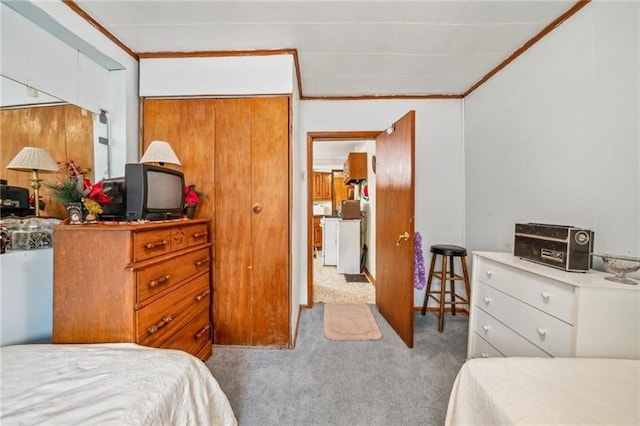 1920 Renton Rd, Plum Boro, PA 15239 - carpeted bedroom featuring crown molding
