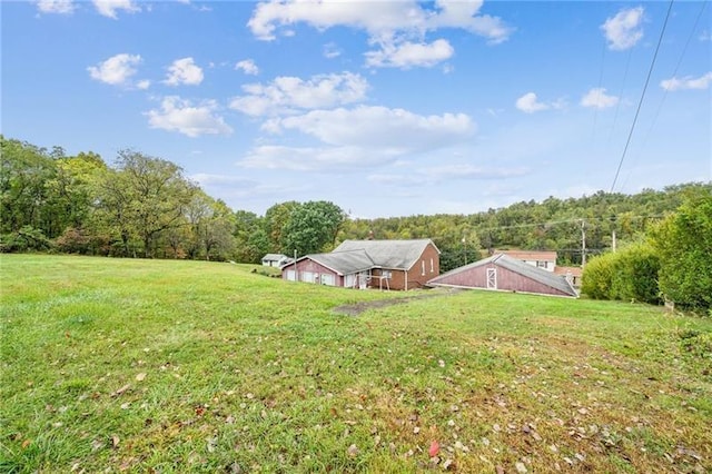 1920 Renton Rd, Plum Boro, PA 15239 - view of green lawn featuring a view of trees