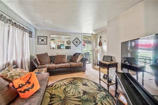 1920 Renton Rd, Plum Boro, PA 15239 - living room featuring light colored carpet