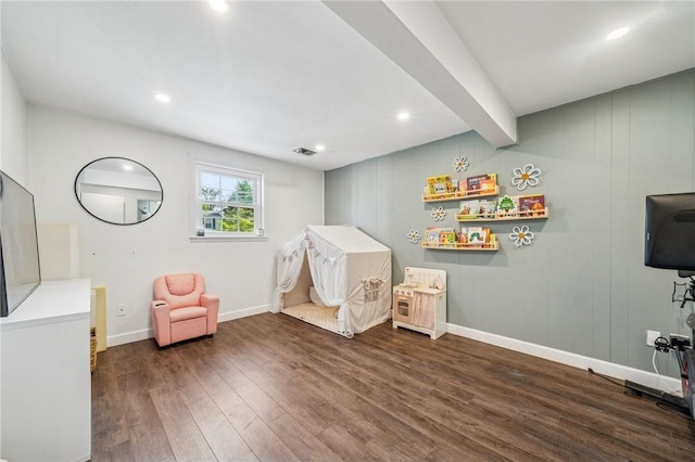 425 Sandy Dr, Shaler, PA 15116 - playroom featuring wood finished floors and recessed lighting