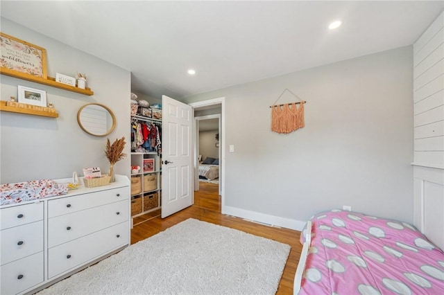 425 Sandy Dr, Shaler, PA 15116 - bedroom featuring light wood finished floors and recessed lighting