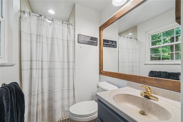 425 Sandy Dr, Shaler, PA 15116 - bathroom with vanity and a shower with shower curtain
