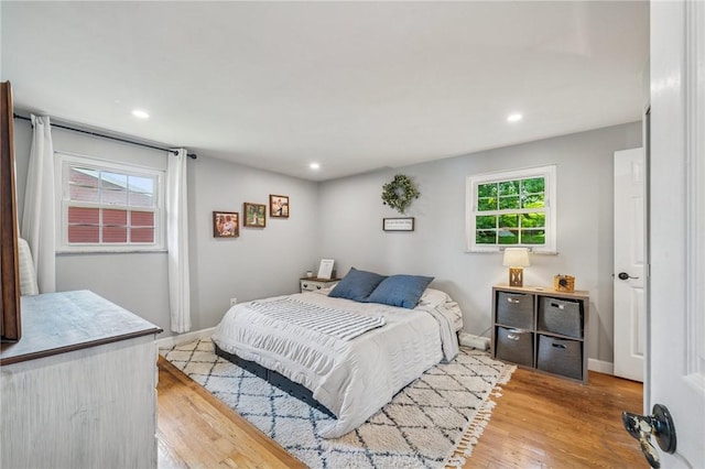 425 Sandy Dr, Shaler, PA 15116 - bedroom with light wood finished floors and recessed lighting