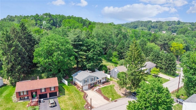 425 Sandy Dr, Shaler, PA 15116 - aerial view of a heavily wooded area