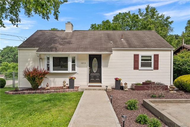 1072 Aetna Dr, Wayne Twp Law, PA 16117 - cape cod-style house featuring a chimney and a shingled roof