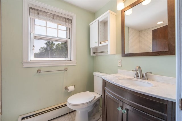 4177 Main St, Cook Twp, PA 15687 - bathroom featuring a baseboard radiator and vanity