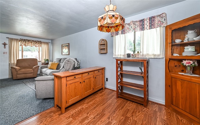 105 Hilltop Cir, Shaler, PA 15116 - living room featuring wood finished floors