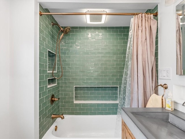 1713 Buchanan Ext, Aliquippa, PA 15001 - full bathroom with shower / bathtub combination with curtain and vanity