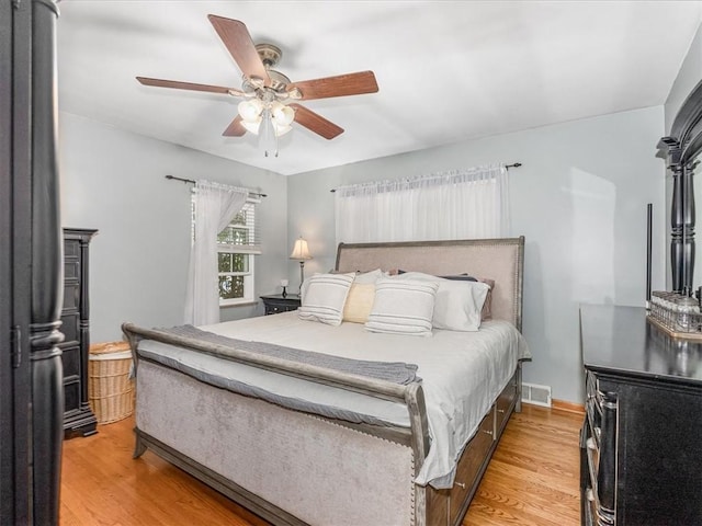 1713 Buchanan Ext, Aliquippa, PA 15001 - bedroom with light wood finished floors and a ceiling fan