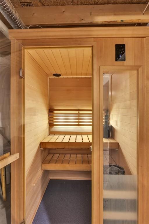 205 Regency Dr, North Strabane, PA 15330 - relaxing sauna with wood walls