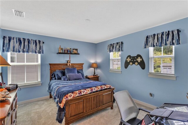 205 Regency Dr, North Strabane, PA 15330 - bedroom with light carpet and baseboards