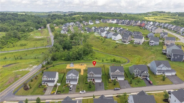 205 Regency Dr, North Strabane, PA 15330 - aerial view of property's location with nearby suburban area