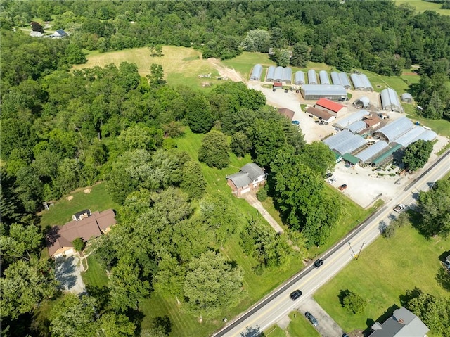 756 Arona Rd, Hempfield Twp Wml, PA 15672 - aerial view of property's location with a heavily wooded area