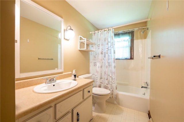 756 Arona Rd, Hempfield Twp Wml, PA 15672 - bathroom with vanity, shower / tub combo with curtain, and tile patterned floors