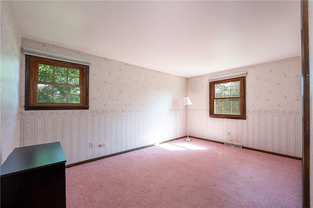 756 Arona Rd, Hempfield Twp Wml, PA 15672 - unfurnished room featuring wallpapered walls and carpet floors