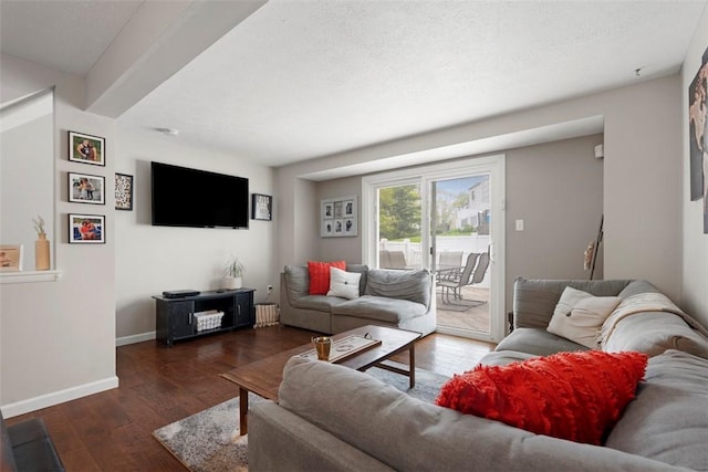 410 Redrome Cir E, South Fayette, PA 15017 - living room with wood finished floors and baseboards