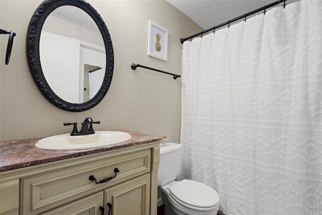 410 Redrome Cir E, South Fayette, PA 15017 - bathroom featuring vanity and a textured ceiling