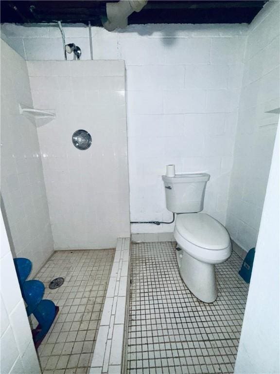 1320 Main St, Bridgeville, PA 15017 - full bathroom with a stall shower and tile patterned floors