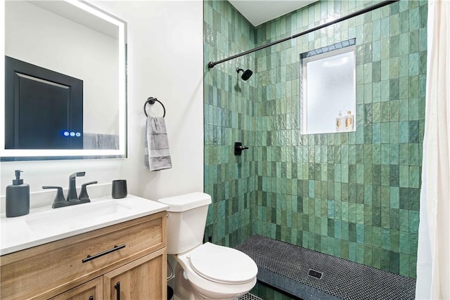 161 Morewood, Oakland, PA 15213 - bathroom featuring vanity and tiled shower