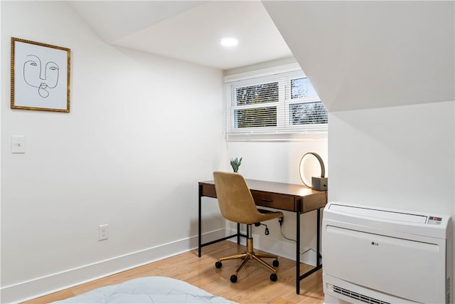 161 Morewood, Oakland, PA 15213 - office with light wood-style floors and heating unit