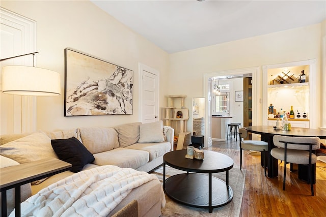 625 S Aiken Ave, Shadyside, PA 15232 - living room with hardwood / wood-style flooring