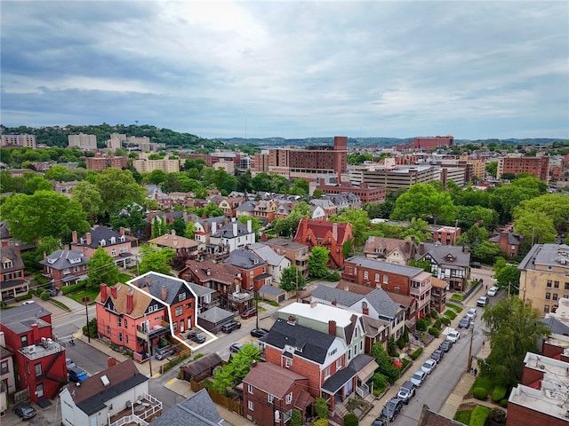 625 S Aiken Ave, Shadyside, PA 15232 - view of urban area with property parcel outlined