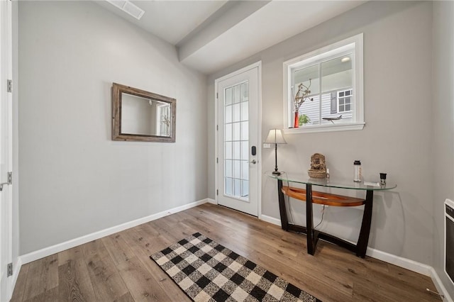 1431 Hastings Cres, South Fayette, PA 15017 - entryway with wood finished floors and baseboards
