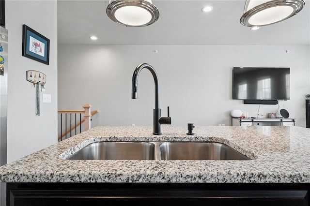 1431 Hastings Cres, South Fayette, PA 15017 - detailed view of light stone counters and recessed lighting
