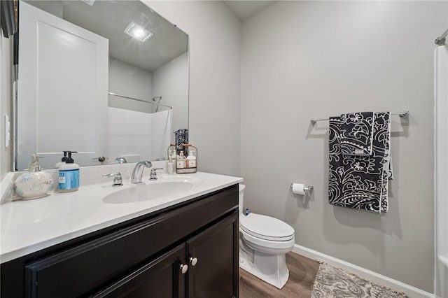 1431 Hastings Cres, South Fayette, PA 15017 - bathroom with vanity and wood finished floors
