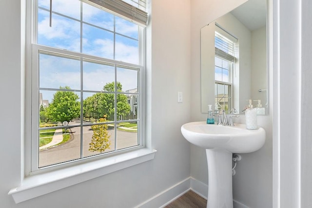 1408 Commons Ln, South Fayette, PA 15017 - bathroom with baseboards and a sink