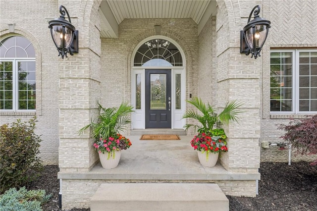 203 Cashmere Ct, Cranberry Twp, PA 16066 - doorway to property with brick siding