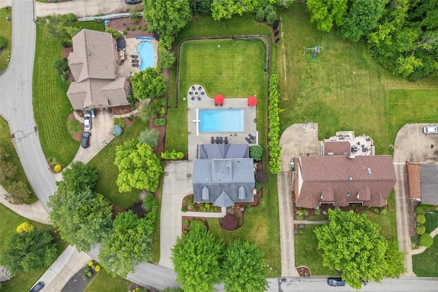 116 Bunker Hill Dr, Peters Twp, PA 15317 - drone / aerial view of a pool