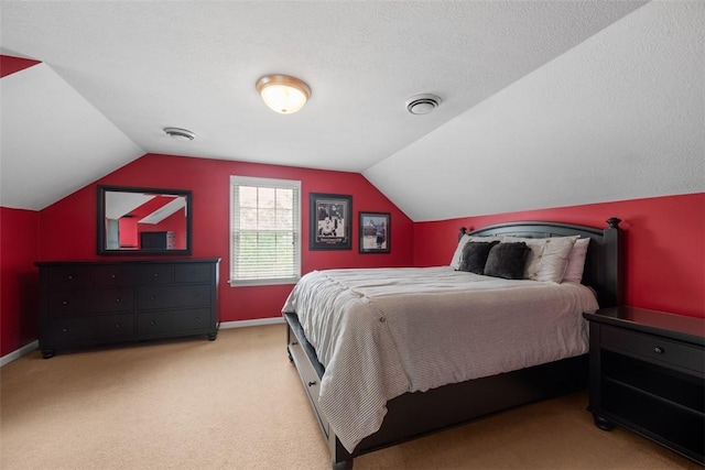 116 Bunker Hill Dr, Peters Twp, PA 15317 - carpeted bedroom with lofted ceiling and baseboards