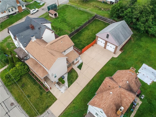 1707 Cosmos St, Lincoln Place, PA 15207 - aerial perspective of suburban area