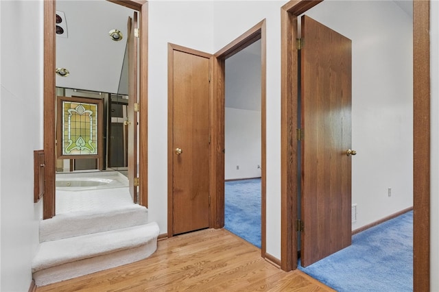 1 Quail Hill Rd, Fox Chapel, PA 15238 - corridor with wood finished floors and baseboards
