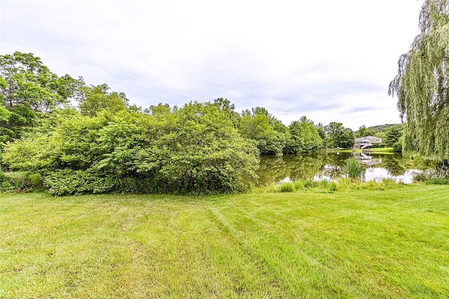 317 Bridlewood Dr, Hempfield Twp Wml, PA 15601 - view of grassy yard featuring a water view