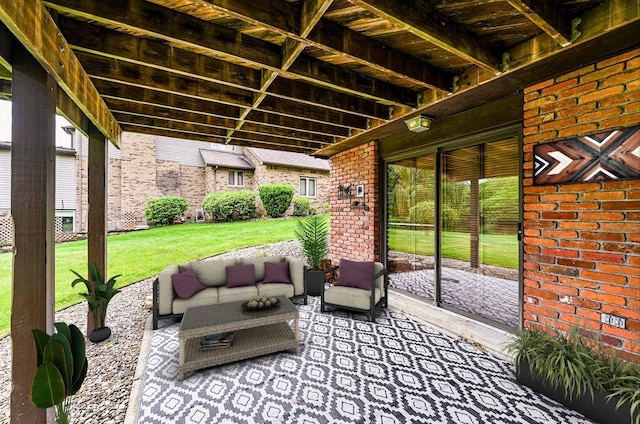 317 Bridlewood Dr, Hempfield Twp Wml, PA 15601 - view of patio / terrace with an outdoor living space