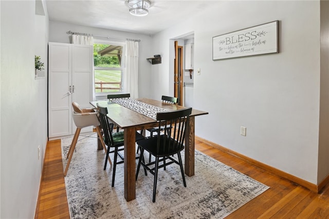 1343 Venetia Rd, Nottingham, PA 15330 - dining space with baseboards and light wood-style floors